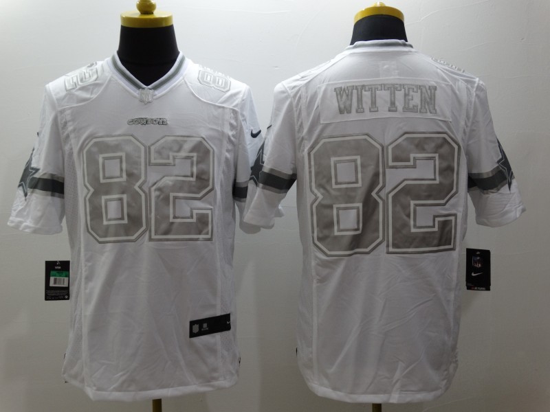 Men's Dallas Cowboys Jason Witten #82 White Jersey